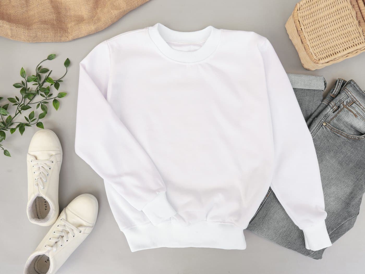 A garment sample flat-lay
